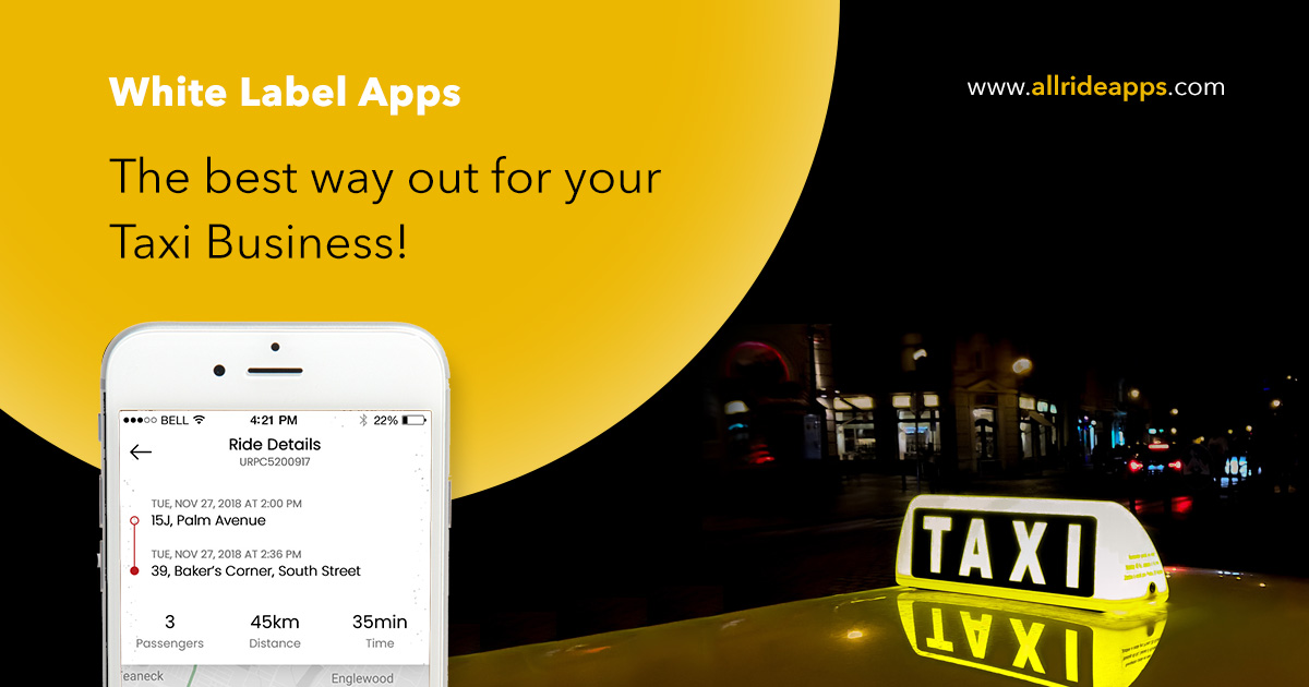 white label taxi app