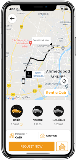 cab booking app