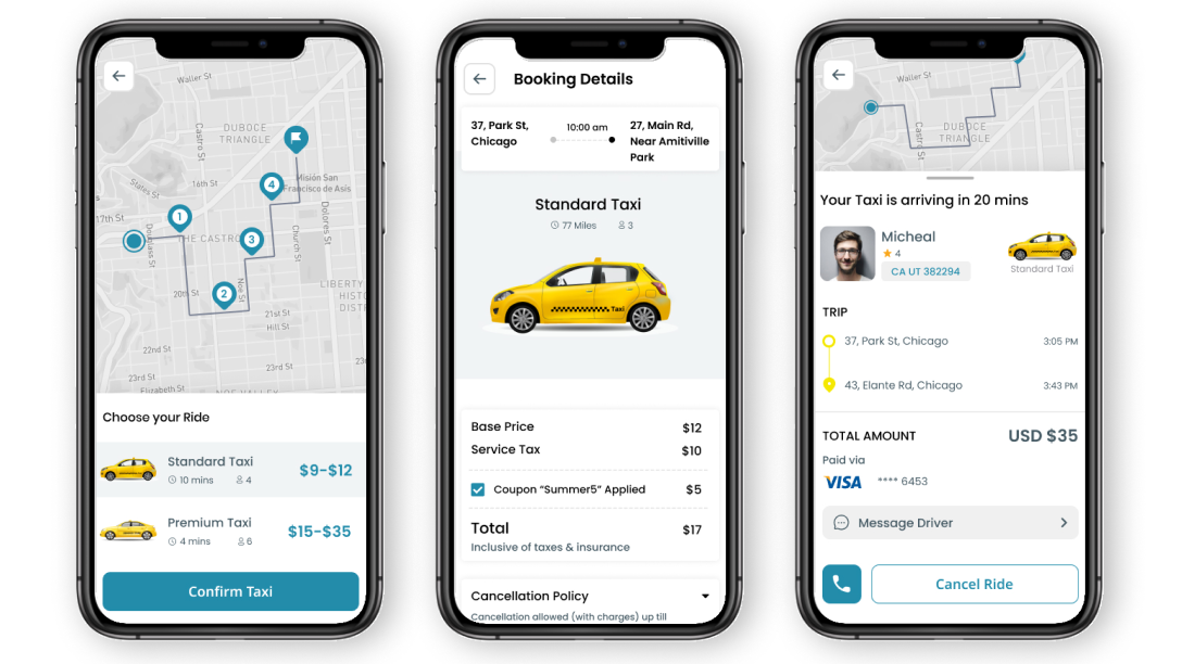 taxi booking system