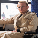 man on wheel chair
