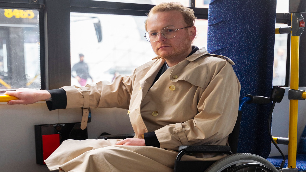man on wheel chair