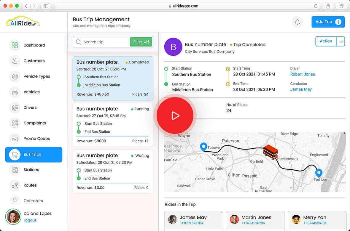School bus management software