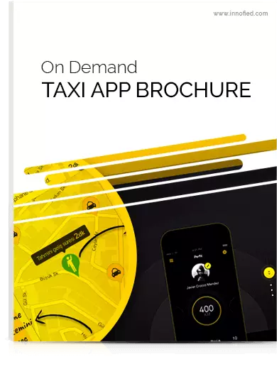 taxi app brochure