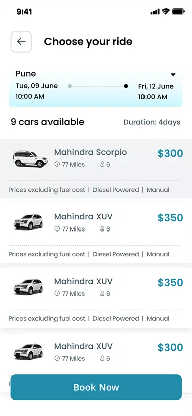 car rental image
