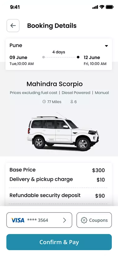 car rental image