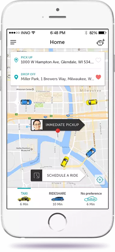 bidride taxi app