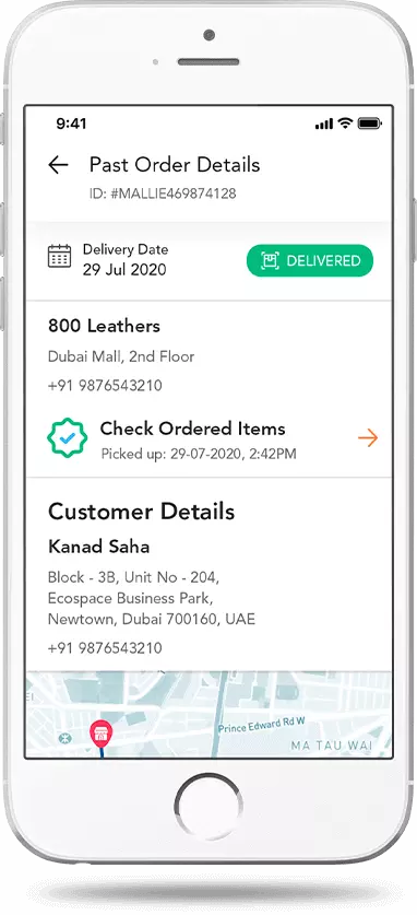mallie app screen