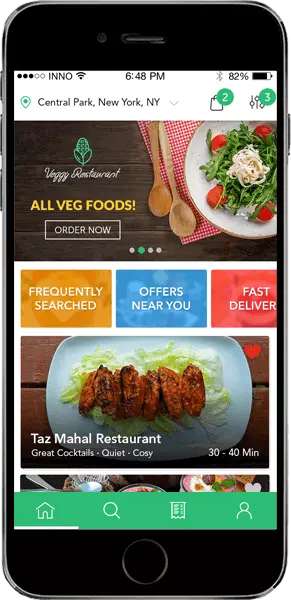 Food delivery software