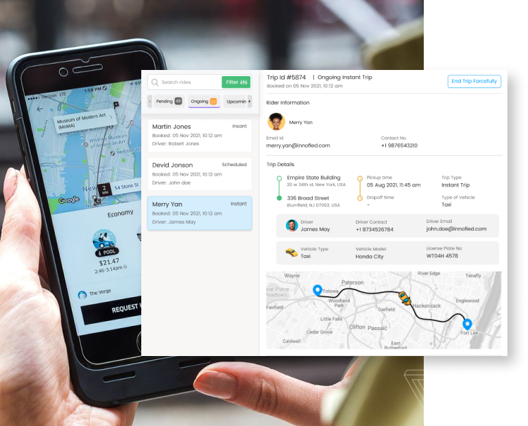 Taxi Dispatch Software- Passenger App