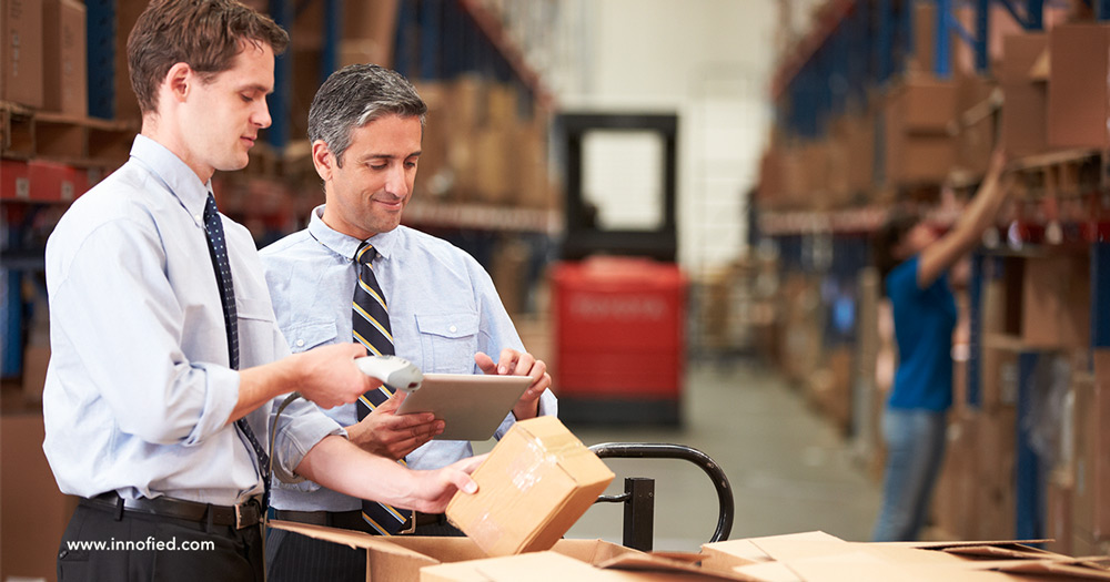 warehouse management with logistics management app