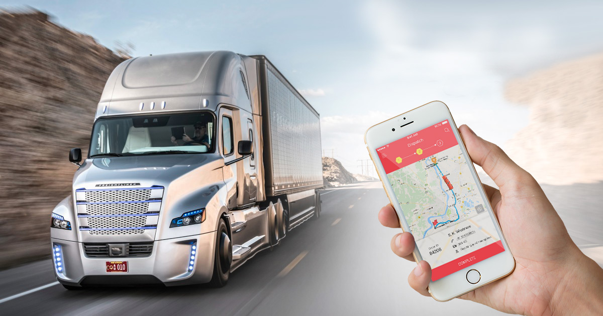 uber for trucking app model