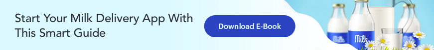milk delivery app development