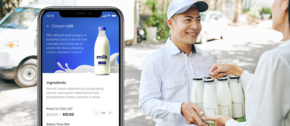 milk delivery app