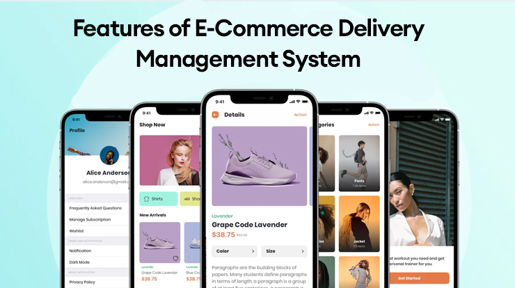 ecommerce delivery management software features