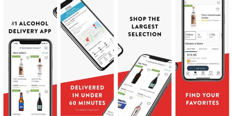 alcohol delivery app