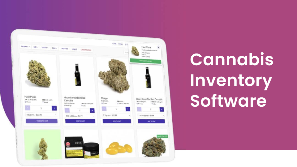 Cannabis inventory software