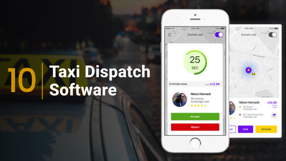 Taxi dispatch software