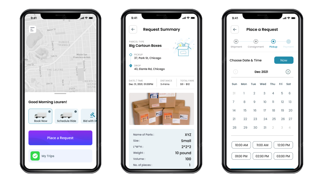 transport booking system