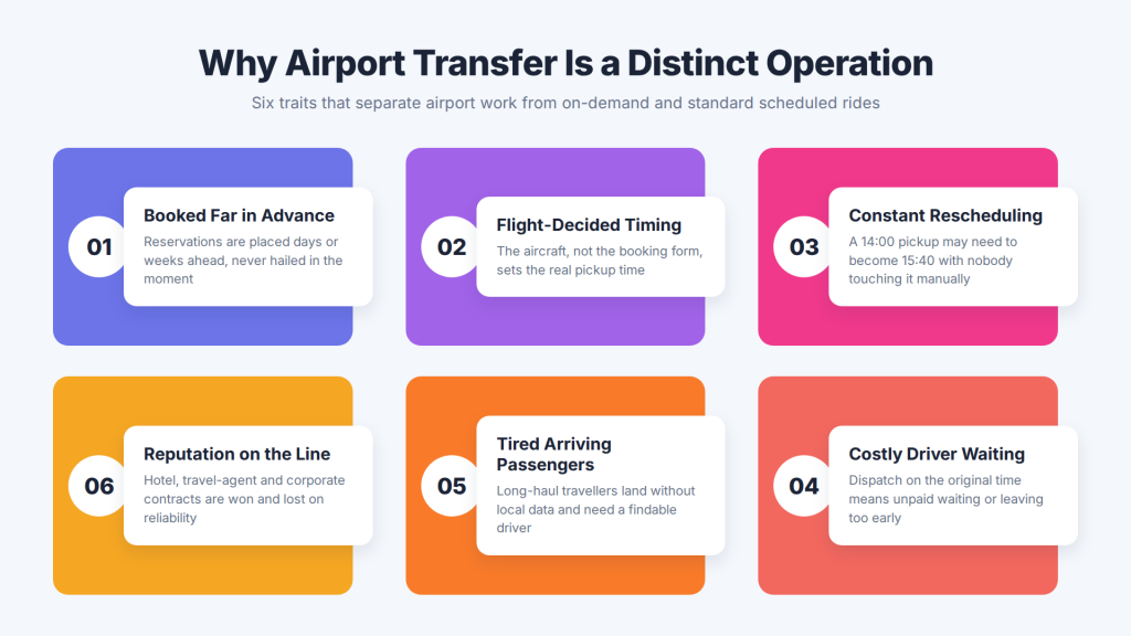 Why airport transfer is a distinct operation
